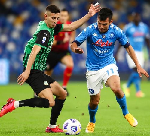 Chucky en acción ante Sassuolo