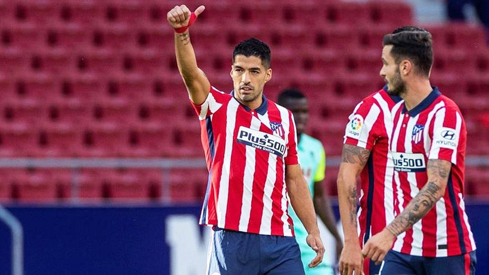 Luis Suárez, durante un juego del Atlético de Madrid