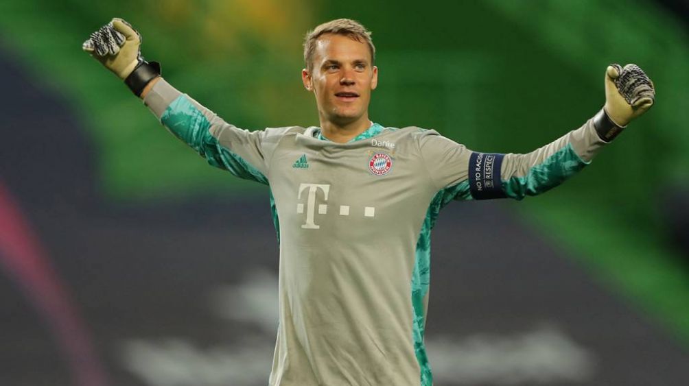 Manuel Neuer en festejo