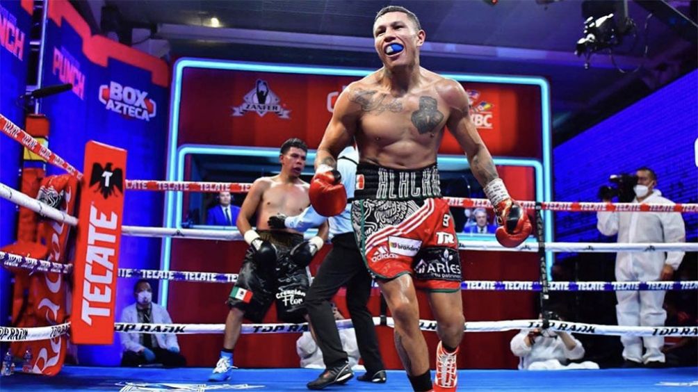 Miguel Berchelt tras una pelea 