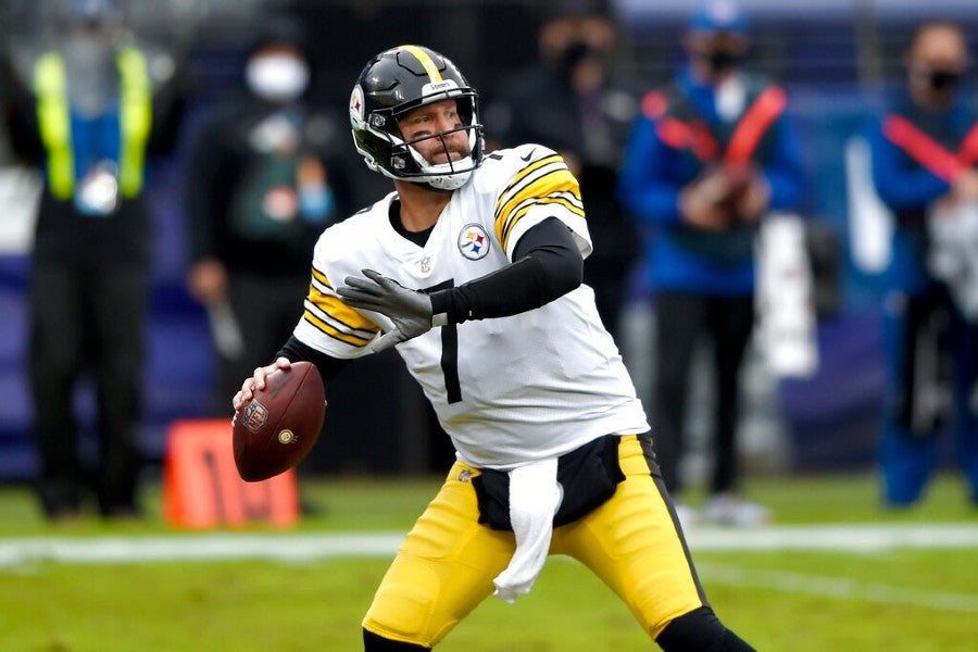 en Roethlisberger durante un partido con Steelers