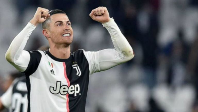 Cristiano Ronaldo en juego con la Juventus