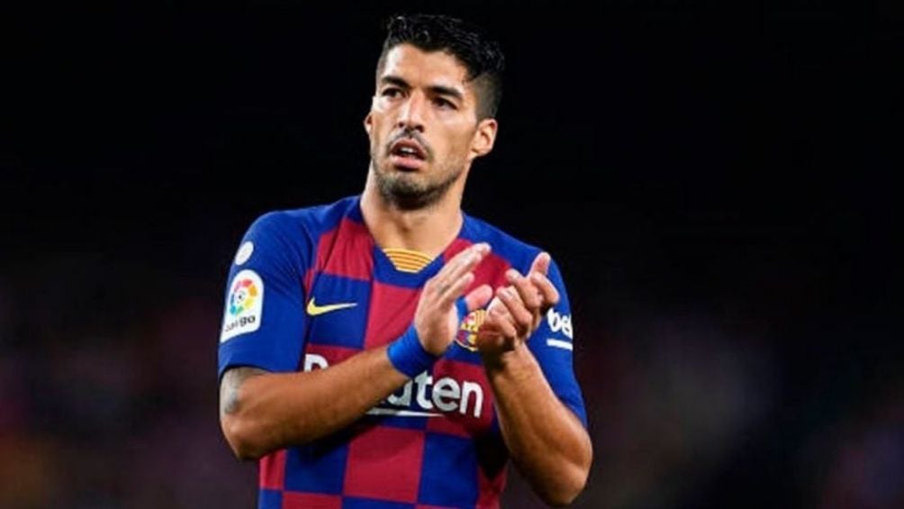 Luis Suárez con el Barcelona 