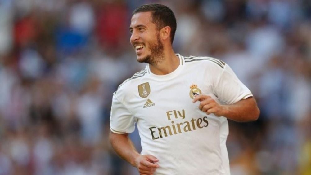 Eden Hazard en un partido con el Real Madrid