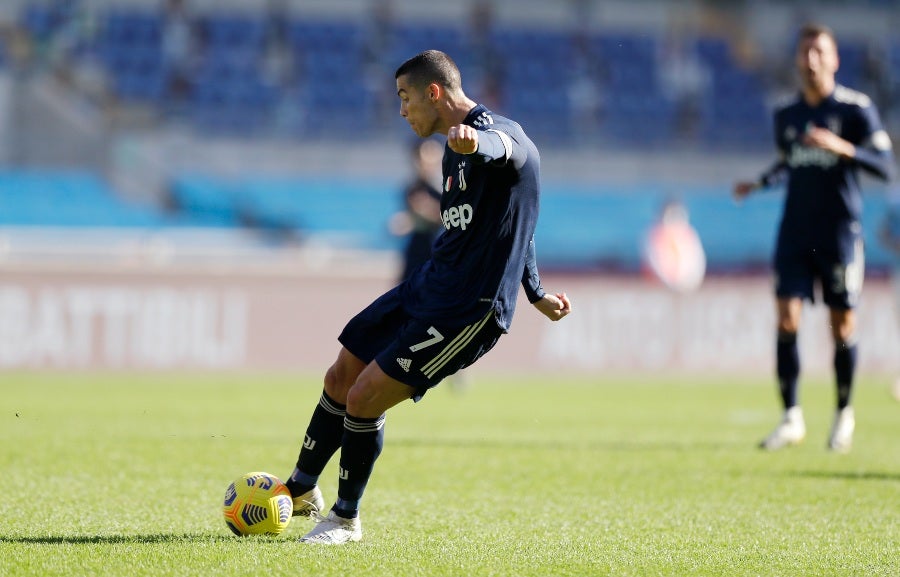 Cristiano Ronaldo en un partido de Juventus