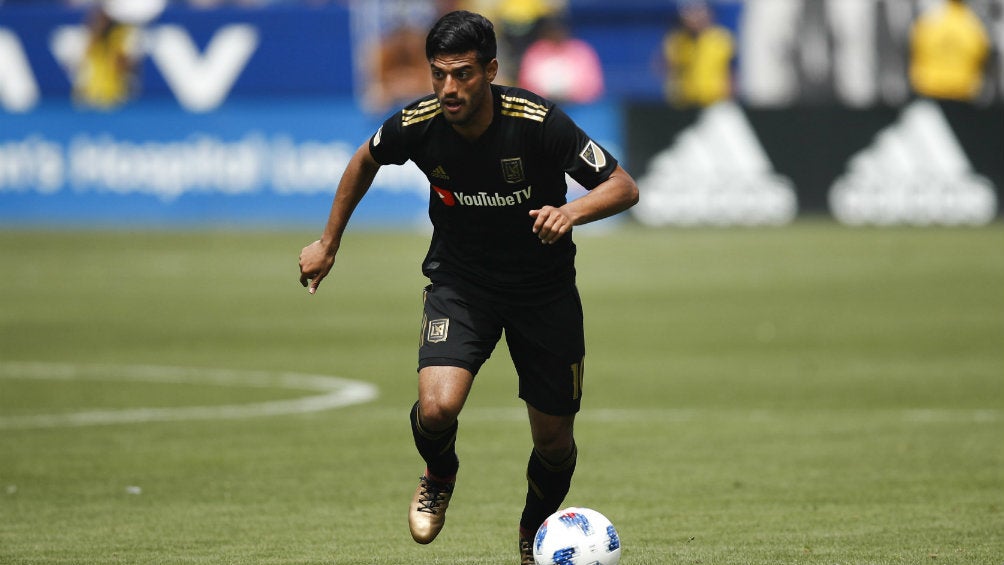 Carlos Vela en partido con LAFC