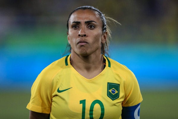 Marta Vieira, figura de la selección femenina de Brasil