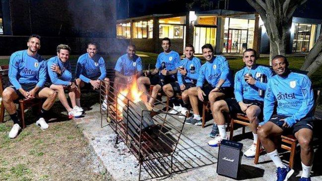 Polémica foto en la concentración de Uruguay