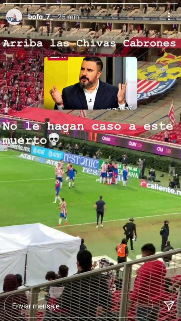 El mensaje de Bautista tras la victoria de Chivas