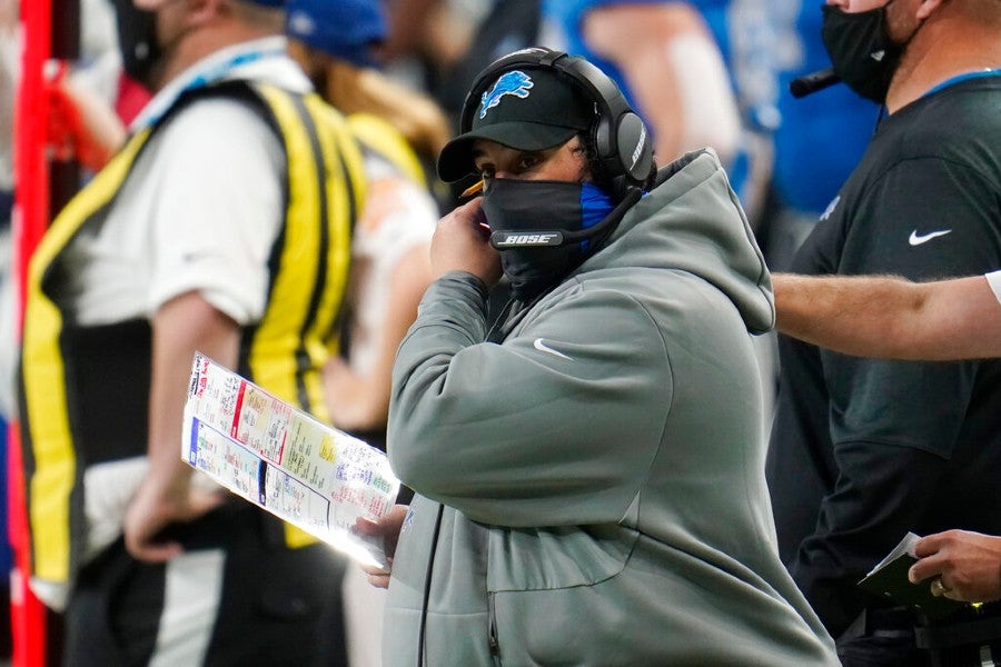 Matt Patricia durante un partido con Lions