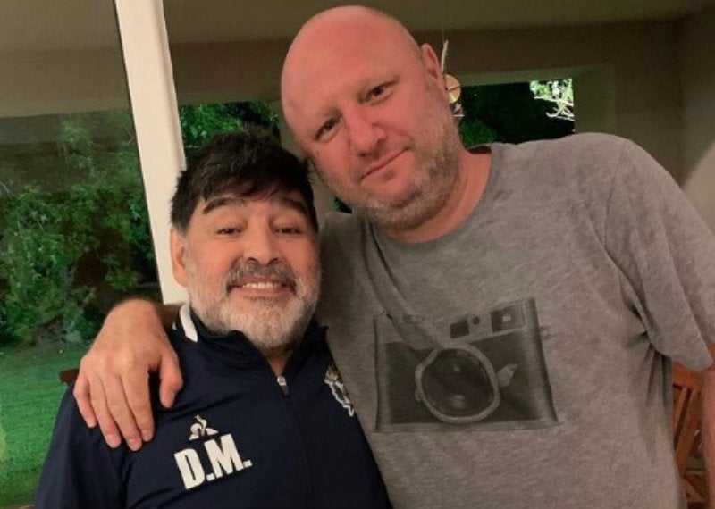 Israelit y Maradona en convivencia