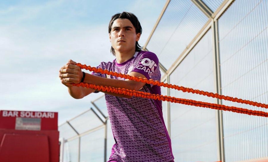 Romero en entrenamiento con Mallorca