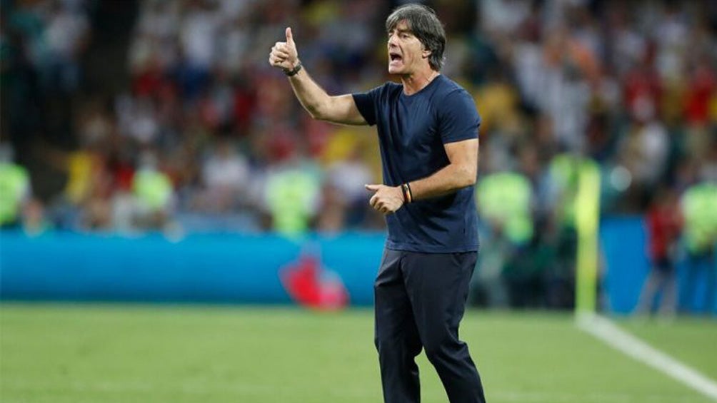 Joachim Löw en un partido con la Selección de Alemania