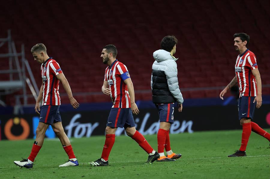 Los colchoneros decepcionados tras el empate final