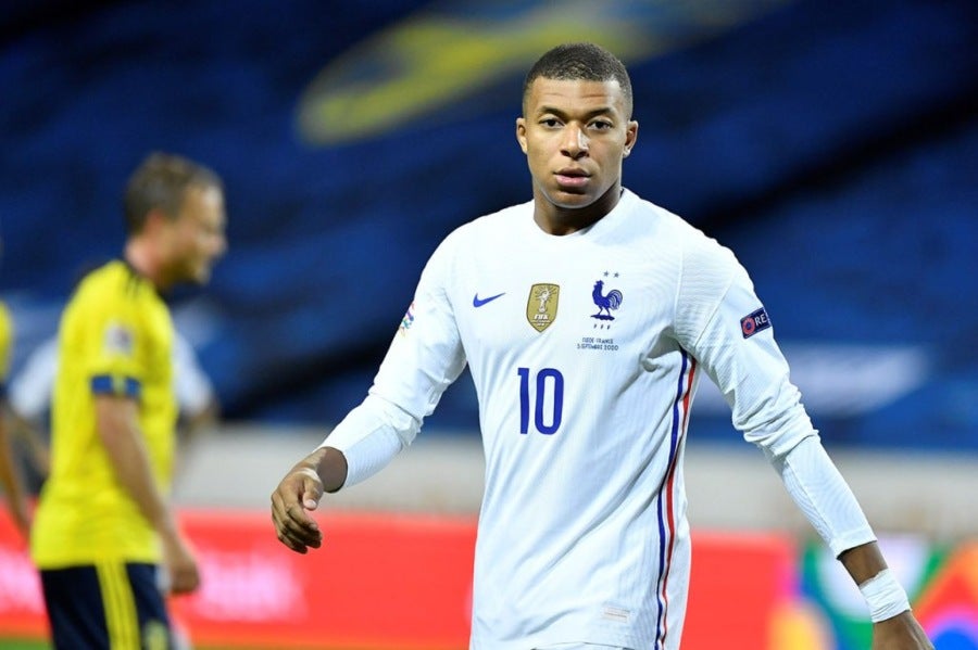 Kylian Mbappé con la Selección Francesa