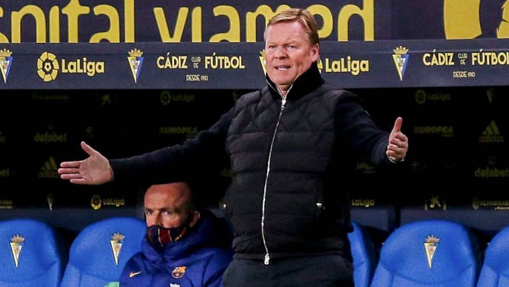 Ronald Koeman, técnico del Barcelona