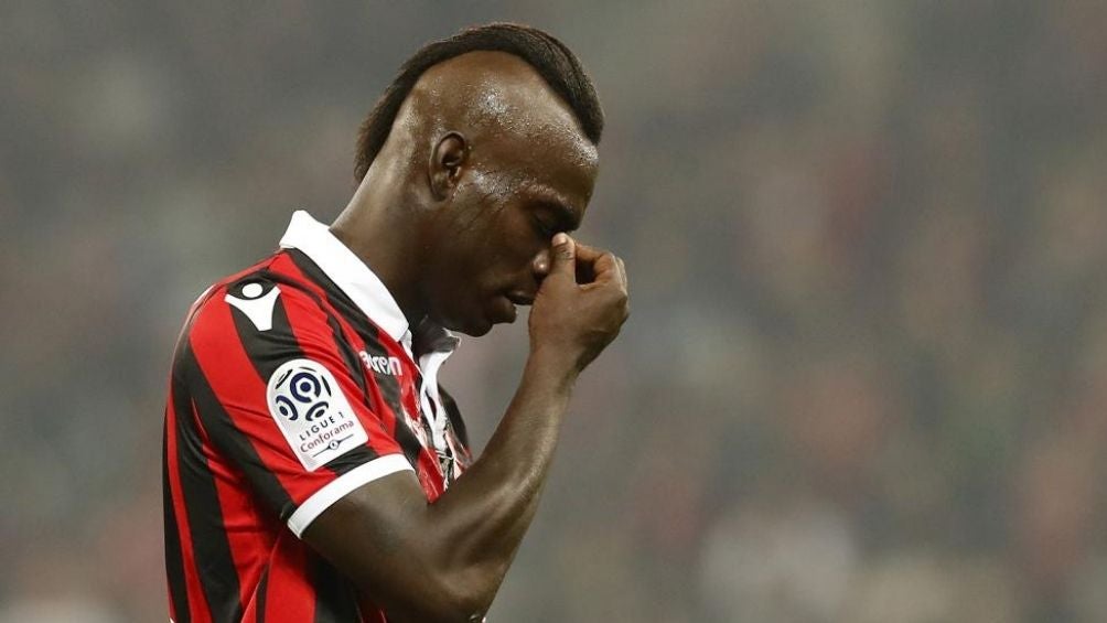 Mario Balotelli en su paso por el Niza de Francia 