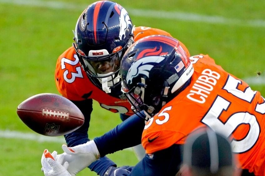 Broncos en su juego antes Nueva Orleans 