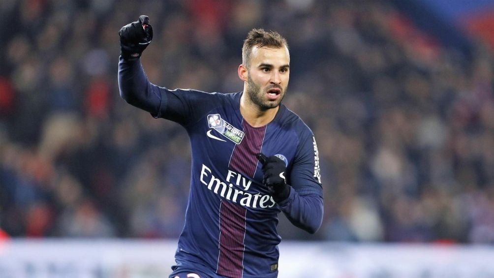 Jesé en uno de los pocos partidos que jugó con el PSG 