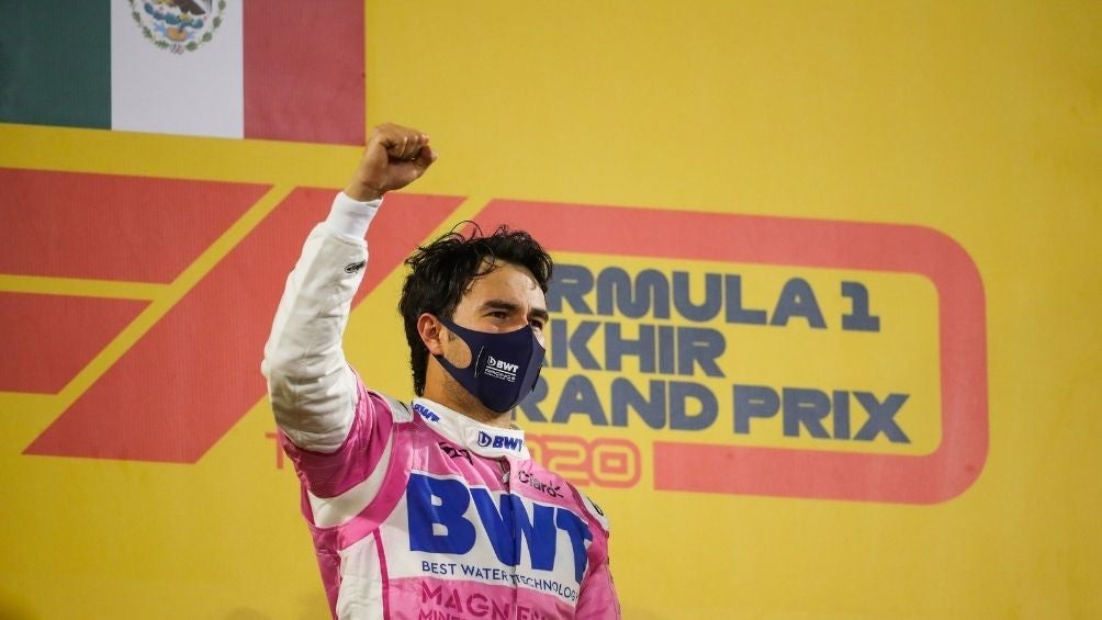 Checo Pérez en el GP de Sakhir 