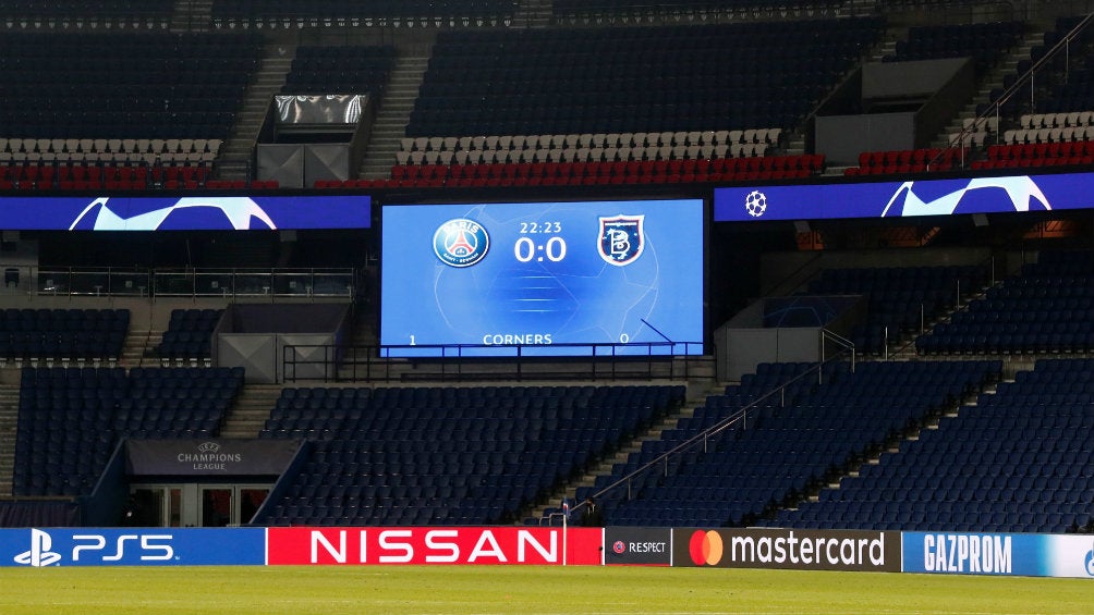 Champions League: PSG vs Estambul Basaksehir se reanudará este miércoles