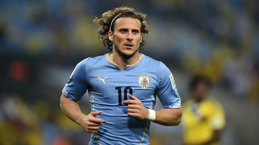 Diego Forlán en partido