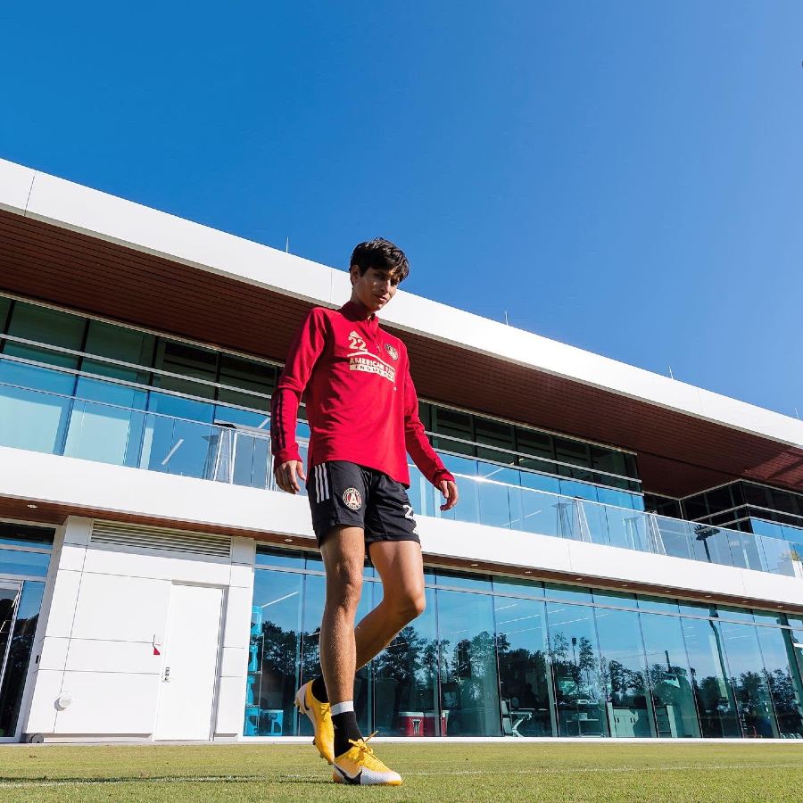 Jürgen Damm durante un entrenamiento con Atlanta United