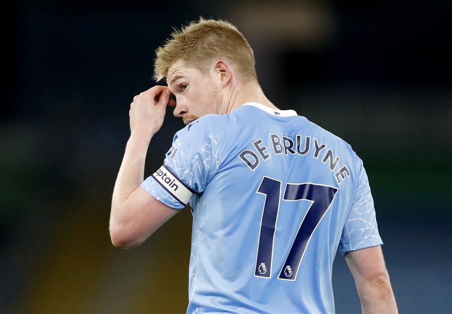 Kevin De Bruyne durante el partido