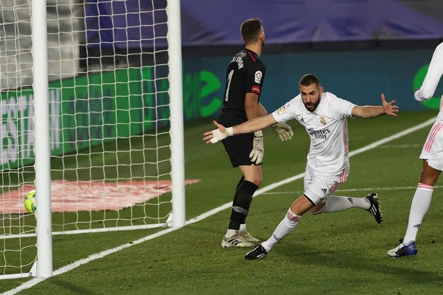 Karim Benzemana celebran gol vs Athletic