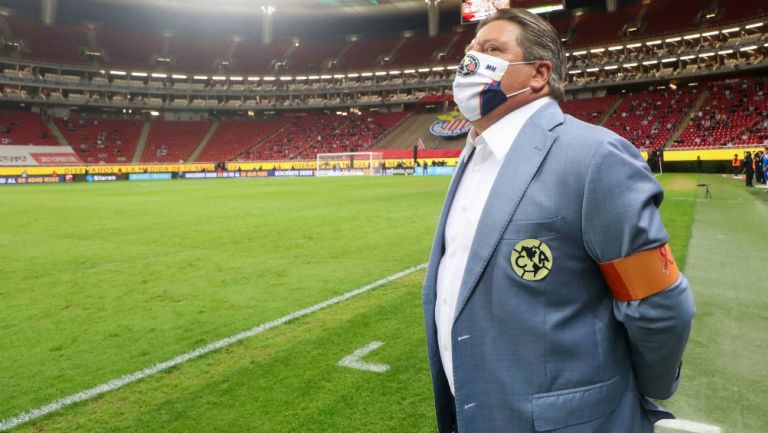 Miguel Herrera previo al juego ante Chivas 