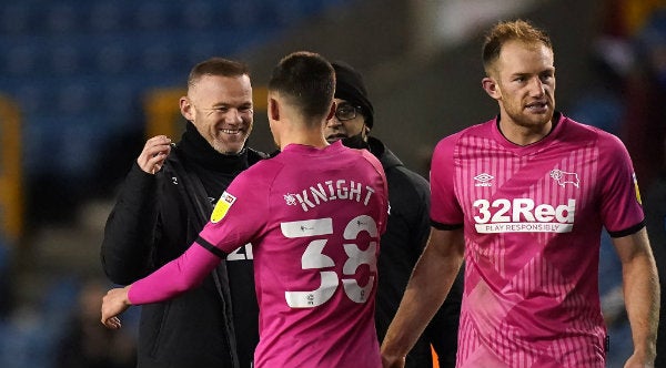 Wayne Rooney en el Derby County