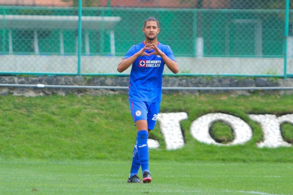 Daniel López como jugador de Cruz Azul