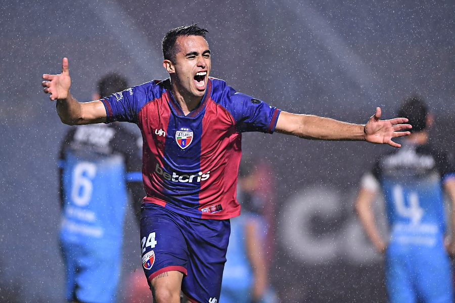 José García celebran gol vs Tampico Madero