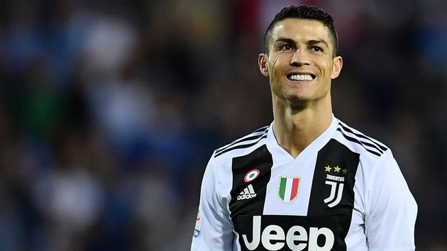 Cristiano Ronaldo en partido con Juventus