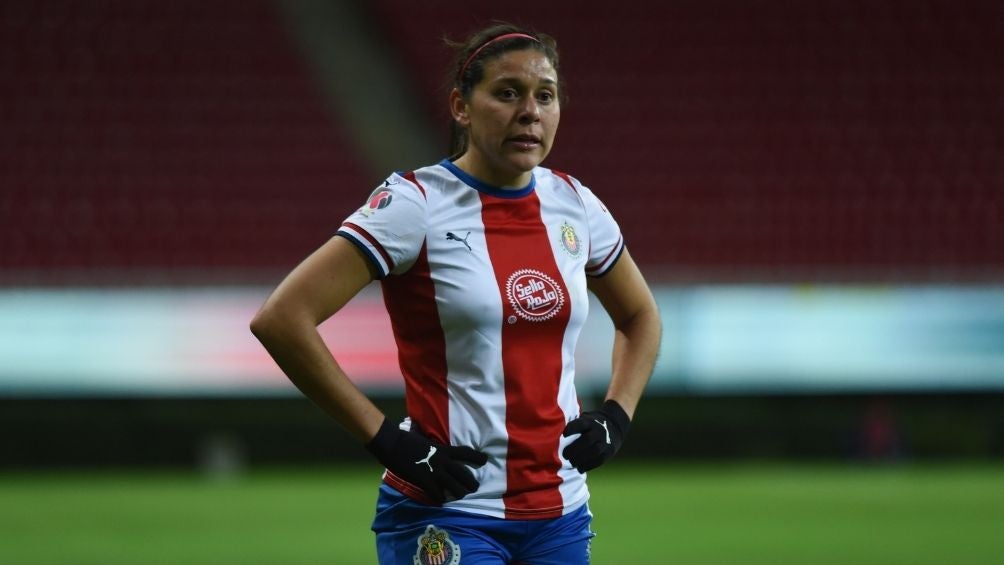 Norma Palafox en partido con Chivas