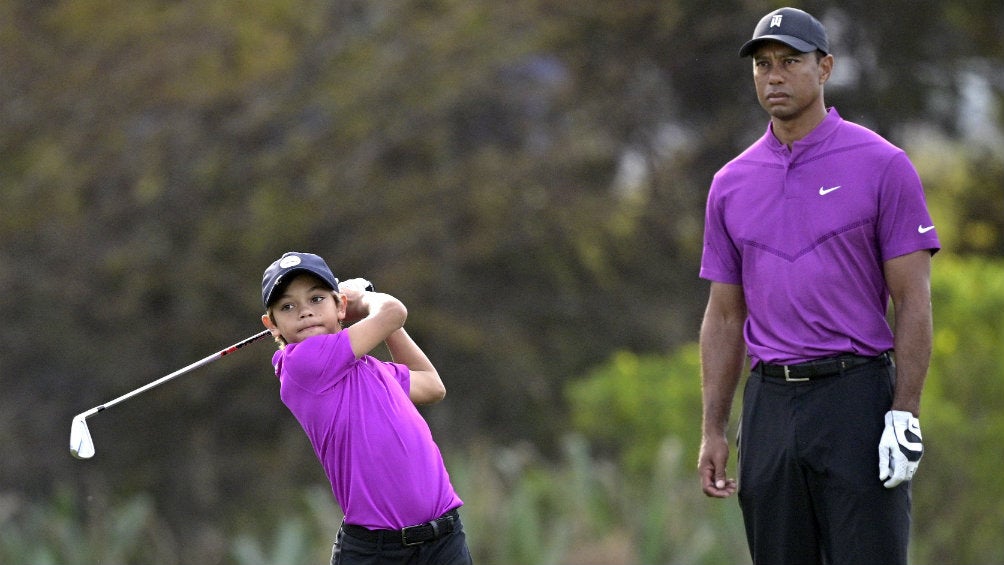 Tiger Woods: Hijo del golfista estadounidense debutó en el PNC Championship