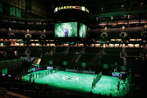 Previo al juego de Celtics, se guardó un minuto de silencio 