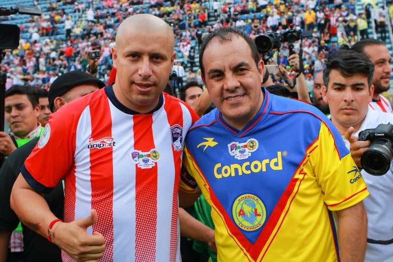 Bofo y Cuauhtémoc Blanco en reencuentro