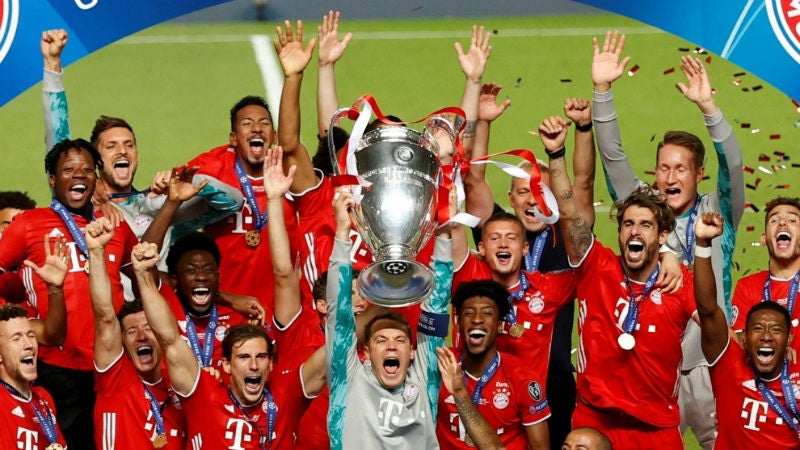 Bayern Munich en festejo