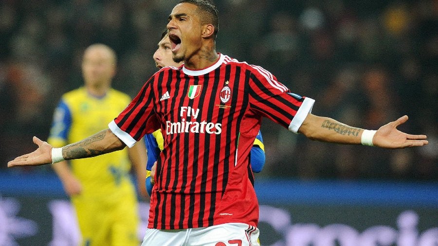 Boateng en su paso por el AC Milan