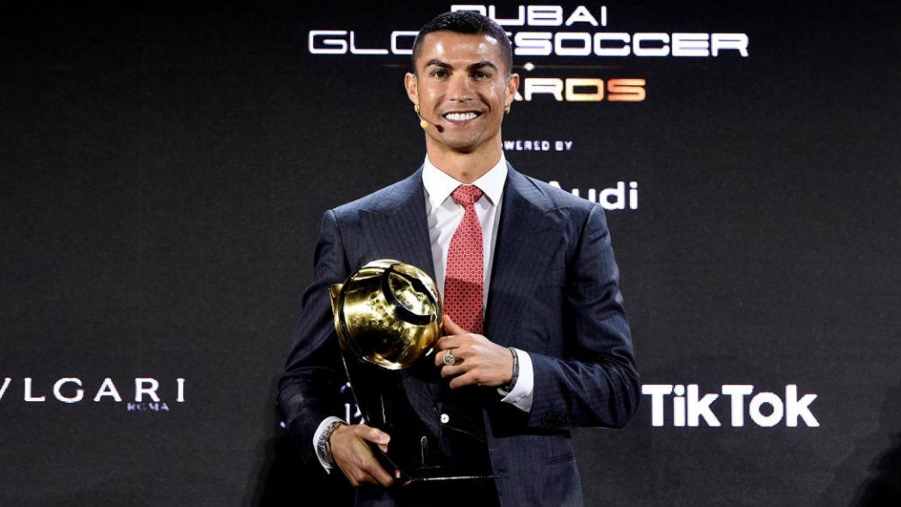 Cristiano Ronaldo en premiación