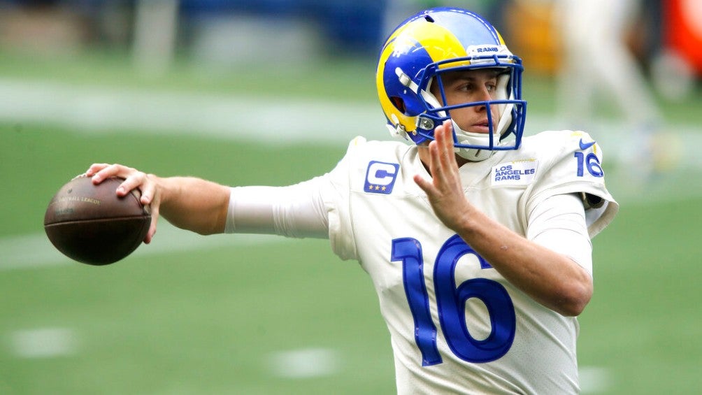 Jared Goff en derrota ante Seattle