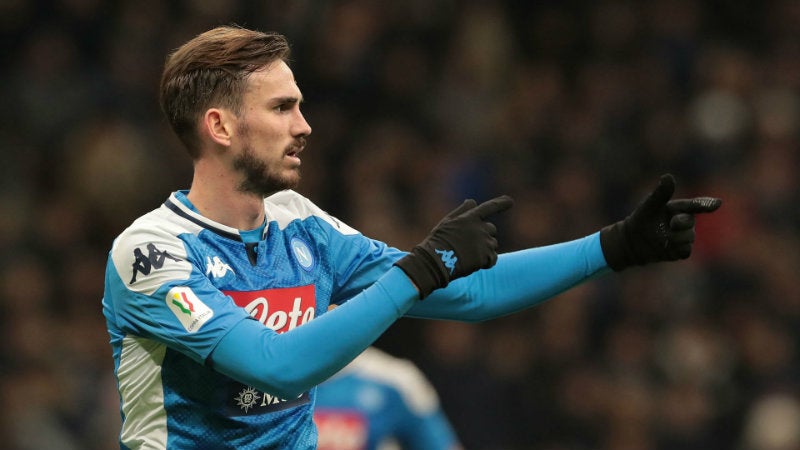 Fabian Ruiz con Napoli