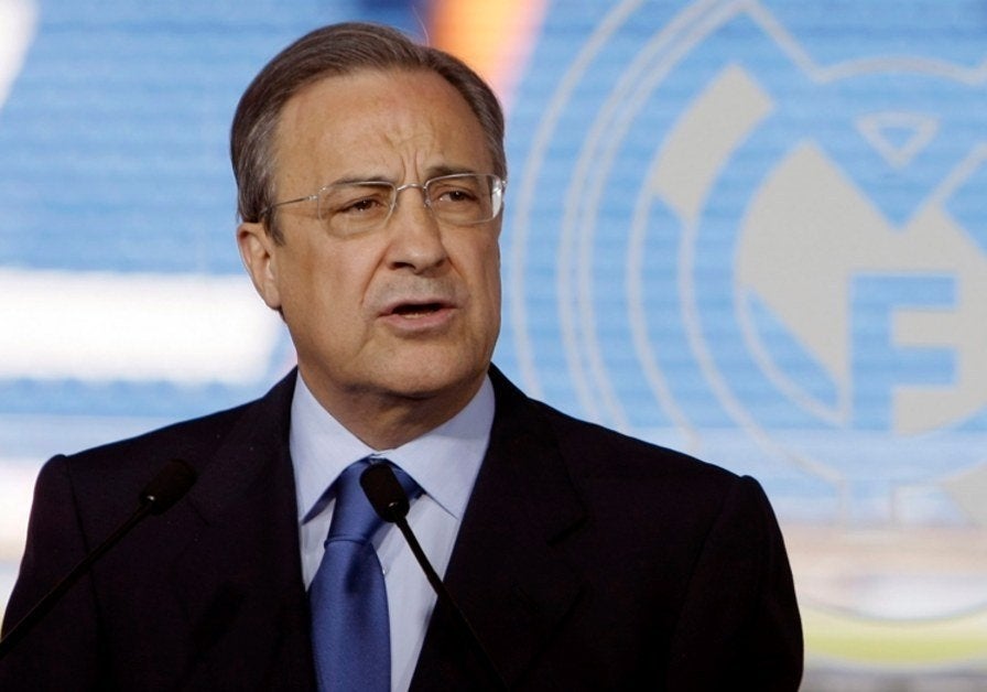 Florentino Pérez, presidente del Real Madrid