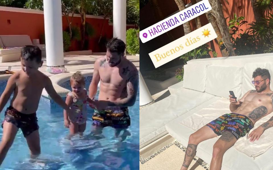 Gignac de vacaciones con su familia