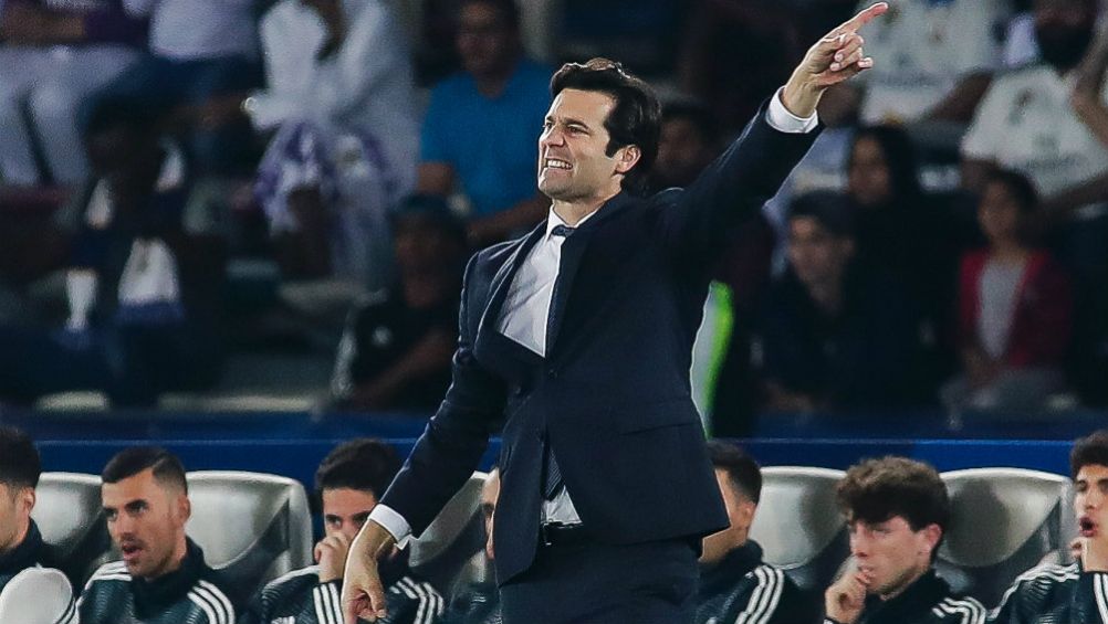 Santiago Solari dirige un duelo del Real Madrid