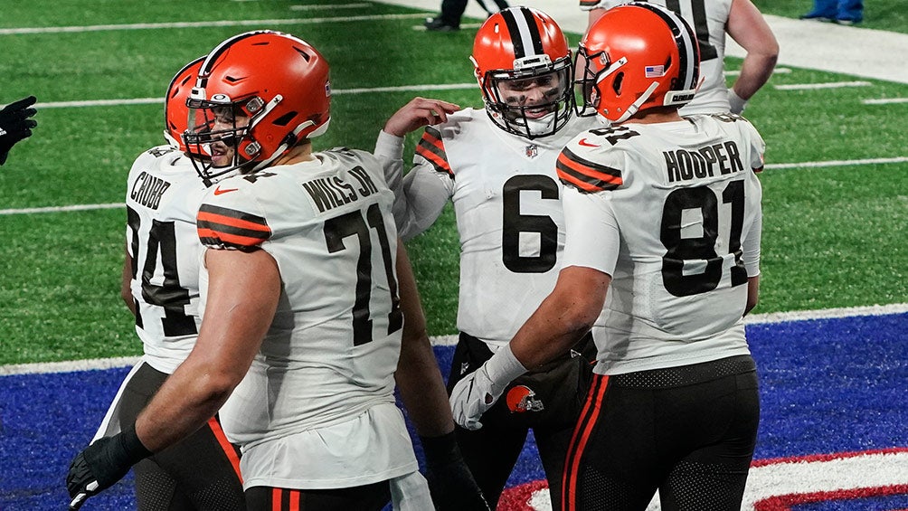 Los Browns festejan una anotación