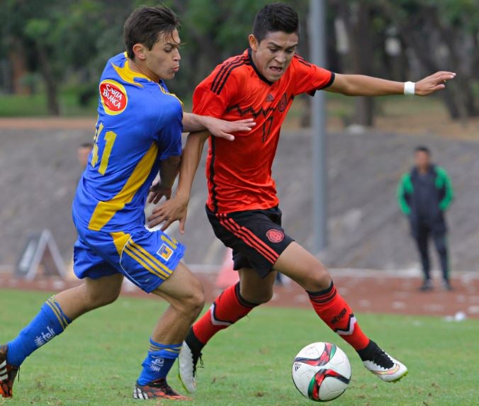 Andrés Ávila en su paso por las inferiores del Tri