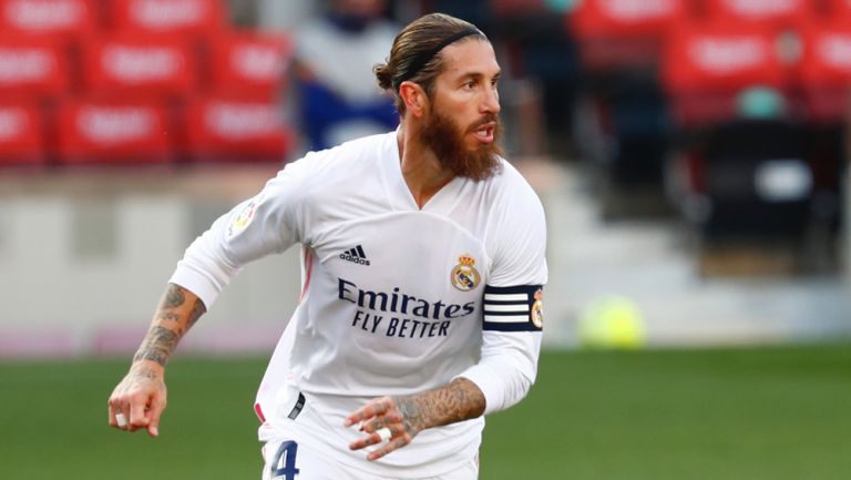 Sergio Ramos, durante un juego del Real Madrid