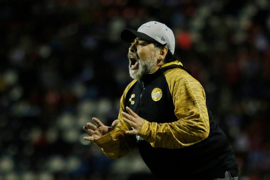 Diego Armando Maradona como técnico de Dorados